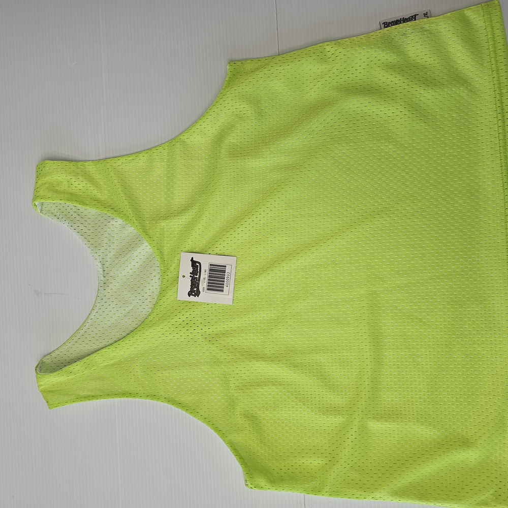 Neon Yellow WhiteMesh Pinnie